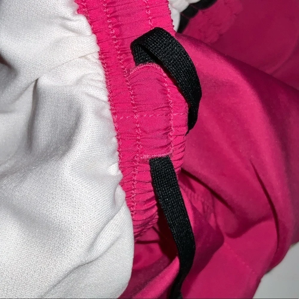 Nike Pink Mesh Lined Drawstring Waist Running Shorts XS